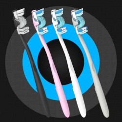 Semi-automatic Removable Rock Toothbrush Soft DuPont Bristles Tooth Brush Oral Care