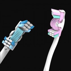 Semi-automatic Removable Rock Toothbrush Soft DuPont Bristles Tooth Brush Oral Care
