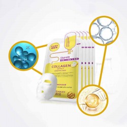 Sherman Moisturizing Brightening Skin Whitening Collagen Mask - 1 Pcs