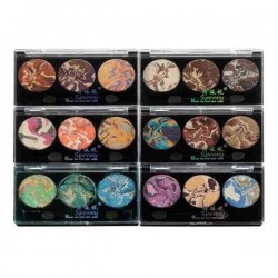 Shimmer Eyeshadow Powder Palette Camouflage Magic Eye Makeup Cosmetic Girls Lady