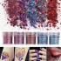 Shining Mixed Glitter Powder Sequins Decoration  3D Dust Red Purple Halloween Nail Art Ornaments