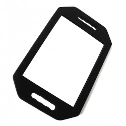 Shockproof Black Sponge Wall Mirror Hairdresser Salon Back Vision Rearview Large Square Mirror
