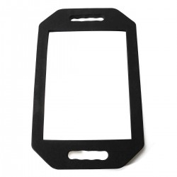 Shockproof Black Sponge Wall Mirror Hairdresser Salon Back Vision Rearview Large Square Mirror