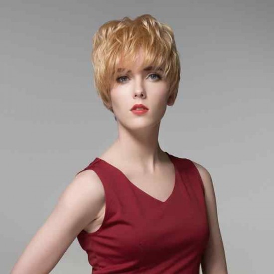 Short Side Full Bang Real Virgin Human Hair Wig Capless Remy Mono Top 12 Colors Short Side Full Bang Real Virgin Human Hair Wig Capless Remy Mono Top 12 Colors