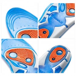 Silicon Gel Insole High Quality Foot Care for Plantar Heel Spur Running Sport Insoles Shock Absorption Pads