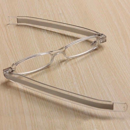Silver 360 Degree Rotation Rotating Folding Presbyopic Reading Glasses Strength 1.0 1.5 2.0 2.5 3.0 3.5