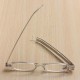 Silver 360 Degree Rotation Rotating Folding Presbyopic Reading Glasses Strength 1.0 1.5 2.0 2.5 3.0 3.5