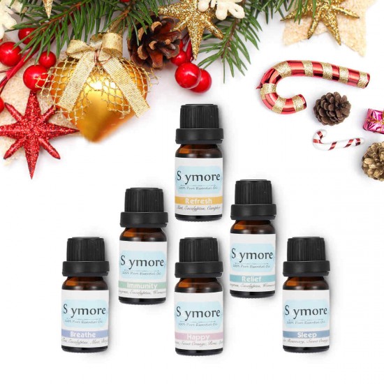 Skymore Therapeutic Grade Essential Oil Set for Aroma Diffuser Relief Skymore Therapeutic Grade Essential Oil Set for Aroma Diffuser Relief