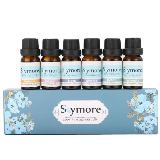 Skymore Therapeutic Grade Essential Oil Set for Aroma Diffuser Relief Skymore Therapeutic Grade Essential Oil Set for Aroma Diffuser Relief