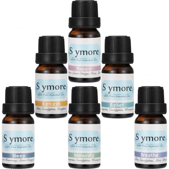 Skymore Therapeutic Grade Essential Oil Set for Aroma Diffuser Relief Skymore Therapeutic Grade Essential Oil Set for Aroma Diffuser Relief