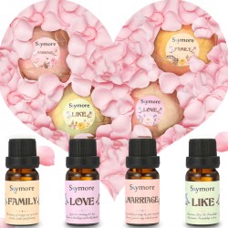Skymore Top 8 Essential Oil with Bath Bomb Set for Spa Aromatherapy