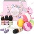Skymore Top 8 Essential Oil with Bath Bomb Set for Spa Aromatherapy