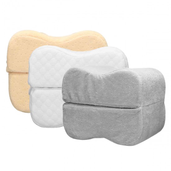 Sleep Foam Pillow Yoga Leg Pillow Back Sleepers & Side Sleepers, Ergonomically Designed Down Alternative Between & Under Pillow for Knee Support