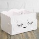 Smiling Face Cute Wooden White Makeup Organizer Neat Table Collecting Case Cosmetics Tools Smiling Face Cute Wooden White Makeup Organizer Neat Table Collecting Case Cosmetics Tools