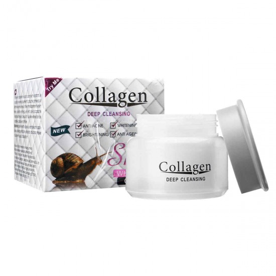 Snail Collagen Repair Mask Anti Aging Anti-Wrinkle Face Whitening Cream 80g Snail Collagen Repair Mask Anti Aging Anti-Wrinkle Face Whitening Cream 80g