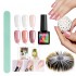 Soak-off Poly Gel Set Nail Paper Tray Nail Lengthening Solution UV Nail Gel Set Long-Lasting