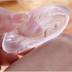 Soft Clear Silicone Jelly Makeup Squishy Puff Blending Foundation BB Cream Cosmetic Tools