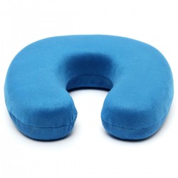 Soft Velour Memory Foam U Shaped Pillow Comfort Neck Support Car Cushion Pillow