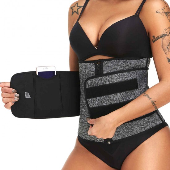 Sport Women Waist Tummy Girdle Zipper Belt Corset Body Shaper Trainer Control Sport Women Waist Tummy Girdle Zipper Belt Corset Body Shaper Trainer Control