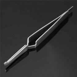 Stainless Steel Dental Direct Bracket Holder Orthodontic Tweezers Bonding Serrated Instruments