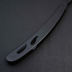 Stainless Steel Handle Straight Edge Barber Razor Folding Shaving Knife&10 Blade