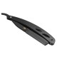 Stainless Steel Handle Straight Edge Barber Razor Folding Shaving Knife&10 Blade Stainless Steel Handle Straight Edge Barber Razor Folding Shaving Knife&10 Blade
