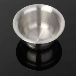 Stainless Steel Men's Shaving Traditional Mug Cup Bowl For Barber Soap Cream