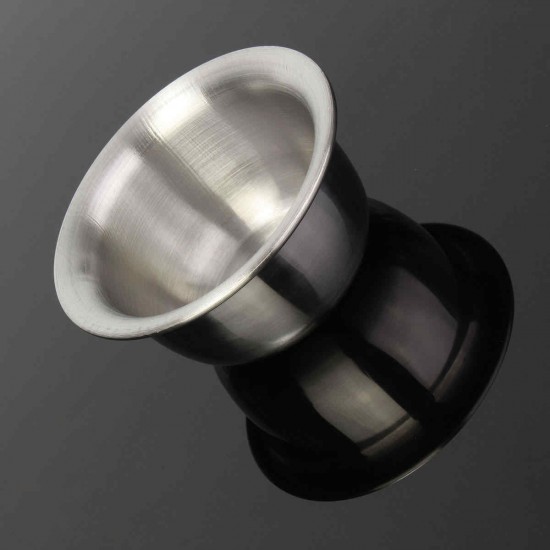 Stainless Steel Men's Shaving Traditional Mug Cup Bowl For Barber Soap Cream Stainless Steel Men's Shaving Traditional Mug Cup Bowl For Barber Soap Cream
