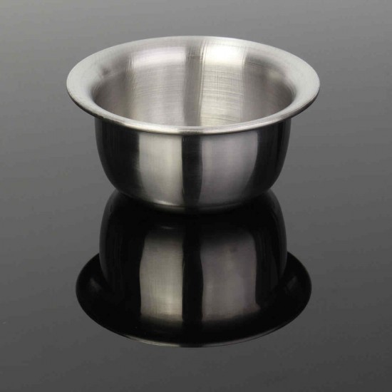 Stainless Steel Men's Shaving Traditional Mug Cup Bowl For Barber Soap Cream Stainless Steel Men's Shaving Traditional Mug Cup Bowl For Barber Soap Cream