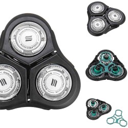 Stainless Steel Shaver Head Replacement for Philips Norelco RQ11 1150X 1160X