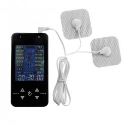 Stimulation Electric Massager 15 Modes Muscle Therapy Pain Relief LCD Electrotherapy Muscle Stimulator with Electrode Pads