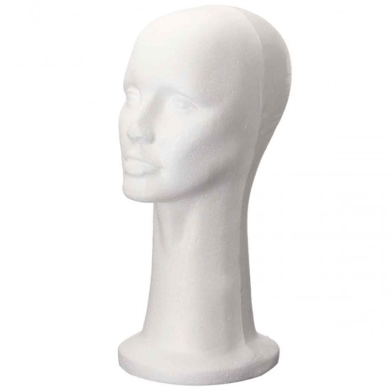 Styrofoam Foam Head Cap Hat Display Model Manikin Mannequin Wig Hair Glasses Holder Styrofoam Foam Head Cap Hat Display Model Manikin Mannequin Wig Hair Glasses Holder
