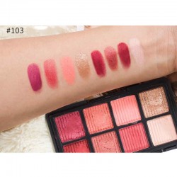 Sunset Rose Eyeshadow Palette 8 Colors Long-Lasting Full Color Eye Shadow Palette Eye Makeup Palette