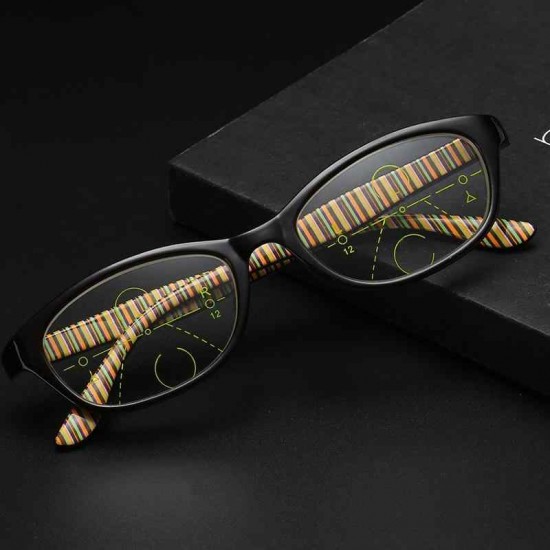 TR90 Progressive Multifocal Presbyopia Glass Intelligent Resin Lens Reading Glasses  for Women