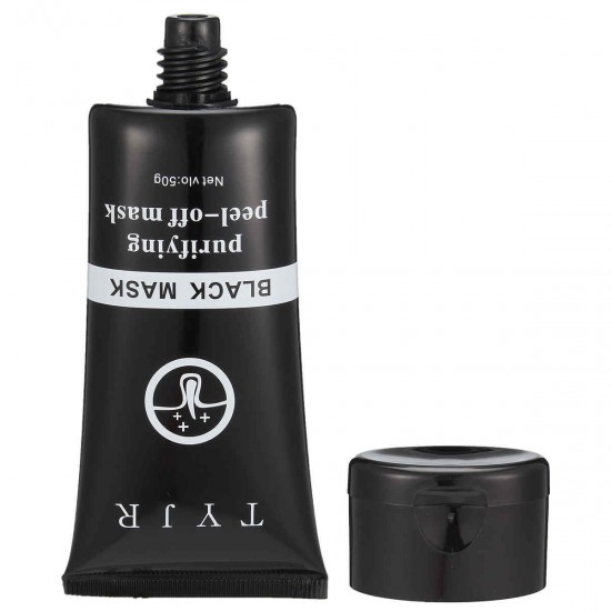 TYJR Blackhead Remover Face Mask Nose Acne Pore Deep Cleansing Purifying Peel Off Black Mud 50ml TYJR Blackhead Remover Face Mask Nose Acne Pore Deep Cleansing Purifying Peel Off Black Mud 50ml