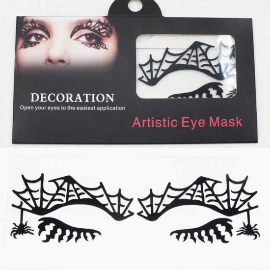 Talon Spider Web Halloween Eye Tattoo Sticker Squishy Lace Fretwork Papercut Masquerade Talon Spider Web Halloween Eye Tattoo Sticker Squishy Lace Fretwork Papercut Masquerade