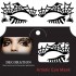 Talon Spider Web Halloween Eye Tattoo Sticker Squishy Lace Fretwork Papercut Masquerade