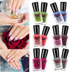 Temperature Change Color-chaging Nail Art Polish Lacquer Shiny Peel Off Soak Off