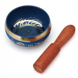 Tibetan Singing Bowl Set Prayer Bowl Himalayan Bowl for Prayer Yoga Meditation Chakra Healing