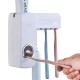 Toothbrush Holder Automatic Toothpaste Dispenser Wall Mount Rack Bathroom Tools Set Toothbrush Holder Automatic Toothpaste Dispenser Wall Mount Rack Bathroom Tools Set