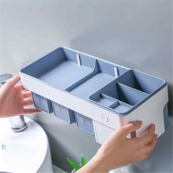 Toothbrush Holder UV Sterilizer Antibacterial Sanitizer Storage Wall Mounted