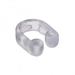 Transparent Silicone Gel Snoring Stoper Silent Sleep Nose Clip Aids with Case