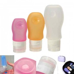 Travel Portable Silicone Lotion Shampoo Suction Cream Container Bottle