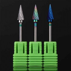 Tungsten Steel Electric Nail Drill Bits Manicure Tools Remove UV Gel Polishing Cuticle Callous