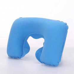 U-Shape Neck Travel Pillow Folding Neck Air Cushion Inflatable Travel Pillows Portable Comfortable