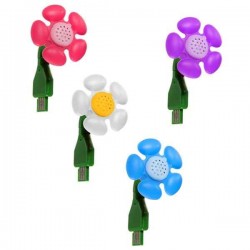 USB Aroma Mini Diffuser Flower Shaped Air Humidifier for Home Office Car