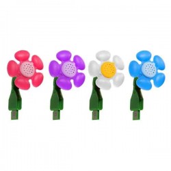 USB Aroma Mini Diffuser Flower Shaped Air Humidifier for Home Office Car