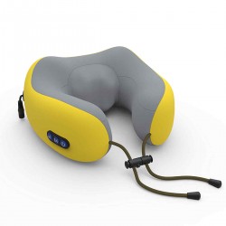 USB Electric U-shaped Massage Pillow Neck Shoulder Double Motor Cushion Massager