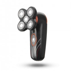 USB Head Shaving Remove Hair Removal Shaved Head Machine Five-head Electric Razor Rechargeable Waterproof