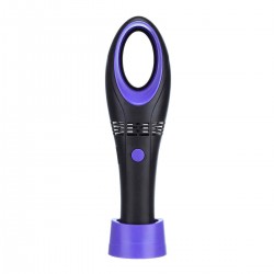USB Rechargeable Bladeless Fan Portable Handheld Cooling Fan Desktop No Leaf Silent Air Cooler Fan